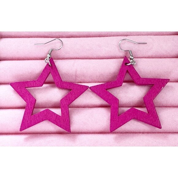 80's Vintage Retro Inspired Earrings by Jem - Picture 2 of 3